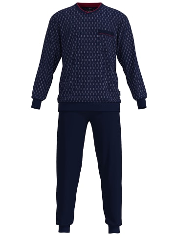 Götzburg Pyjama Kos in blau-dunkel-Minimal