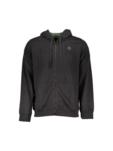 GianMarco Venturi Schwarzes Baumwoll-Kapuzen-Sweatshirt