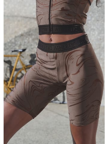 LASCANA ACTIVE Funktionsshorts in braun-kupferfarben
