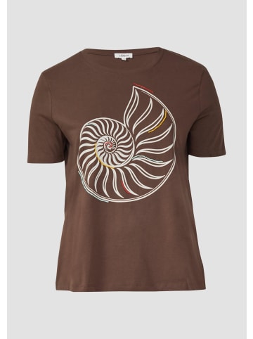 s.Oliver T-Shirt in 88D0_mokka