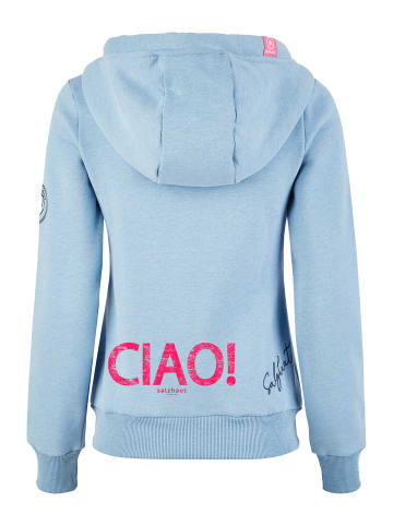 Salzhaut Sweatjacke SÖÖTE - CIAO in Ice Blue