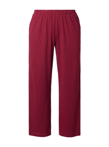 Ulla Popken Pyjama in dunkel kirschrot