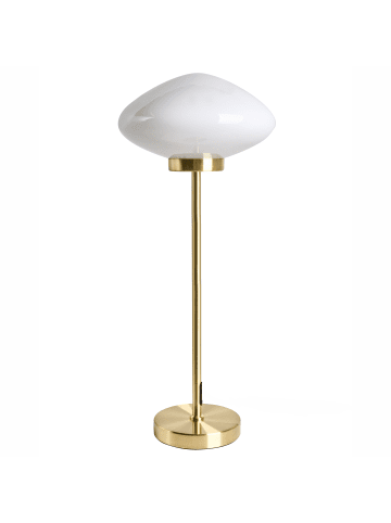 Beliani Tischleuchten SIBUN in Gold/Weiß - (W) 24 x (H) 62 x (L) 24 cm