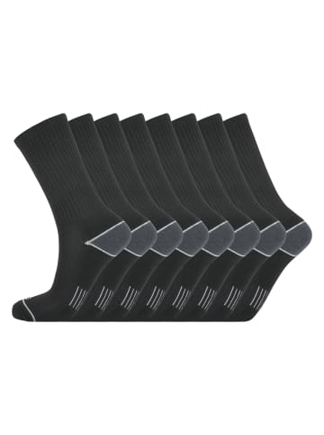 Endurance Socken 8er-Pack Hoope in 1001 Black