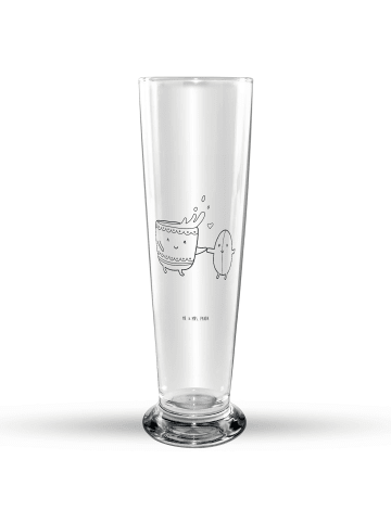 Mr. & Mrs. Panda Bierglas Kaffee Bohne ohne Spruch in Transparent