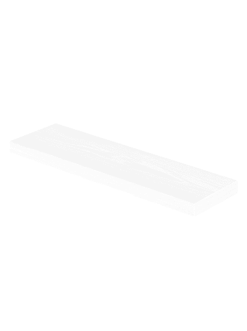 VASAGLE Wandregal Custos in Weiß - (B)80 x (H)3.8 x (T)20 cm