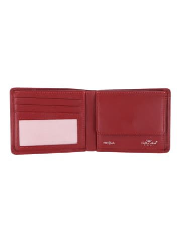 Golden Head Polo Geldbörse RFID Schutz Leder 11 cm in rot