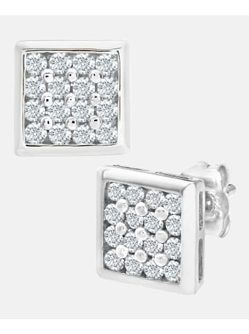 Diamant L'éternel Ohrstecker aus 375 Weißgold mit Diamant