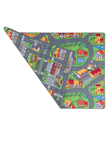 Pergamon Kinderteppich Beidseitig Metropolis in bunt