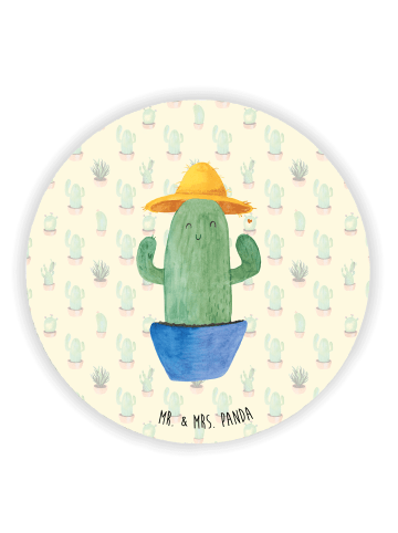 Mr. & Mrs. Panda Pinnwand Magnet Kaktus Hut ohne Spruch in Kaktus Grün