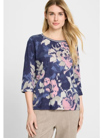 Olsen Langarmshirt Hannah in indigo rosa - 0001