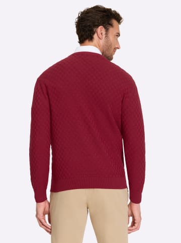 WITT WEIDEN Rundhalspullover in kirsche