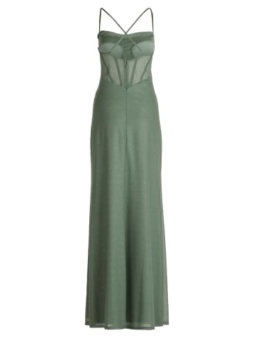Vera Mont Abendkleid im Glitzer-Look in Green/Green