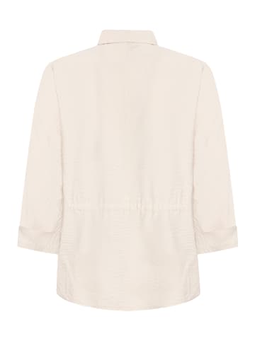 Betty Barclay Blusenjacke mit Tunnelzug in Grau Beige