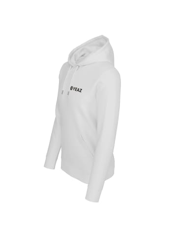 YEAZ CUSHY hoodie salt (unisex) in weiß