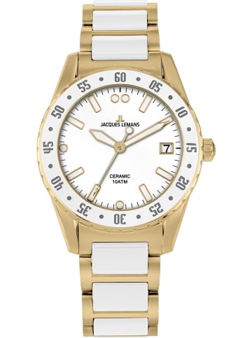 Jacques Lemans Uhr in Weiß