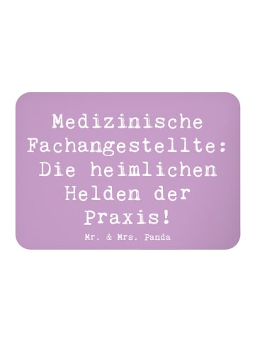 Mr. & Mrs. Panda Magnet Spruch Medizinische Fachangestellte Held... in Lavendeltraum