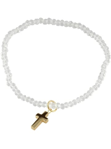 Adeliás Damen Armband aus 18 cm in weiß