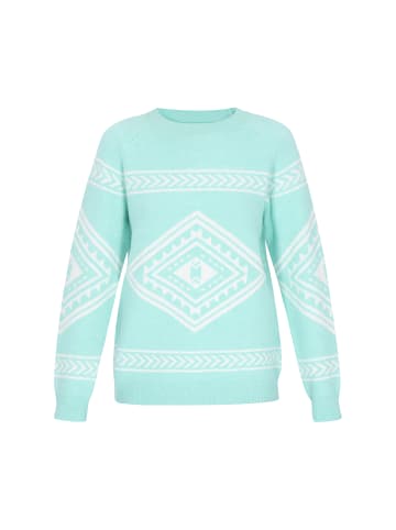 IZIA Women Sweater in aqua