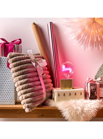 Butlers Butlers LED-Glühlampe BRIGHT LIGHT LOVE in Pink