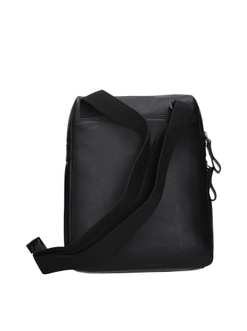 Piquadro Schwarz Leder Umhängetasche