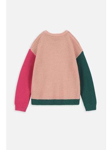 Coccodrillo Strickpullover in gedämpftes Rosa