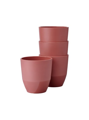 Mepal 4er Set Becher Silueta in Vivid Mauve 200 ml