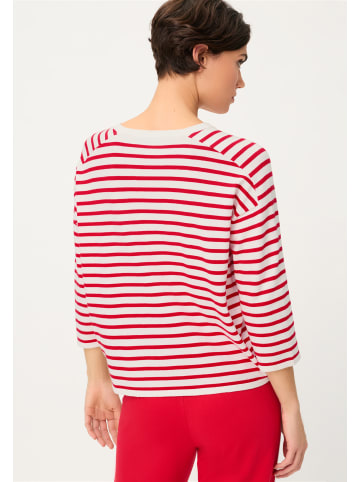 Olsen Shirt Cora in rot weiß - 0001