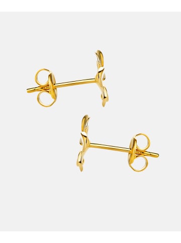 Diamant L'éternel Ohrringe aus 375 Gelbgold