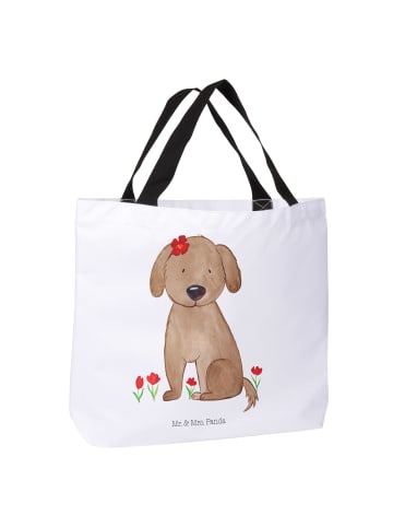 Mr. & Mrs. Panda Strandtasche Hund Dame ohne Spruch in Weiß