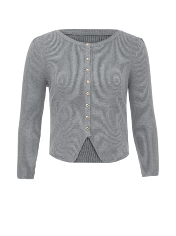 DreiMaster Klassik Women Cardigan in Grau Melange