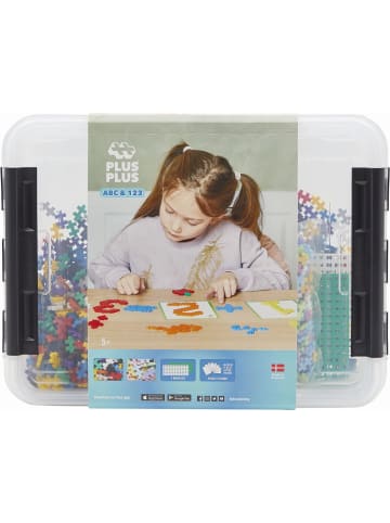 PLUS PLUS Spielzeug 2000 Kreativ Bausteine ABC & 123 - Ab 5 Jahren
