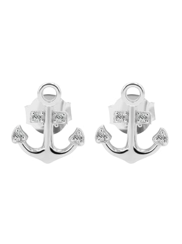 Adeliás Damen Ohrringe – Ohrstecker aus 925 Silber in silber