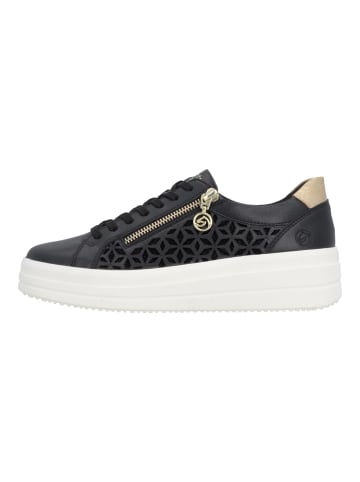 remonte Sneaker in Schwarz/Gold