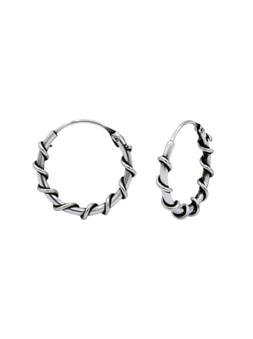 Bungsa Ohrstecker in Silber
