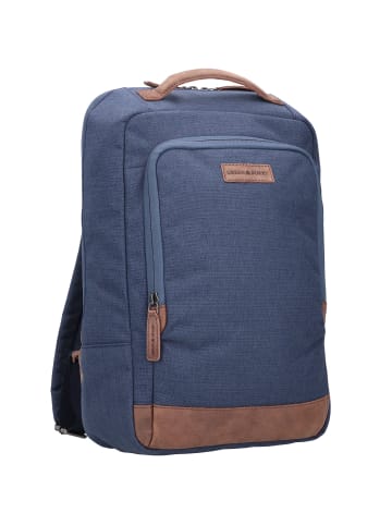 Greenburry Queens Rucksack 39 cm Laptopfach blue