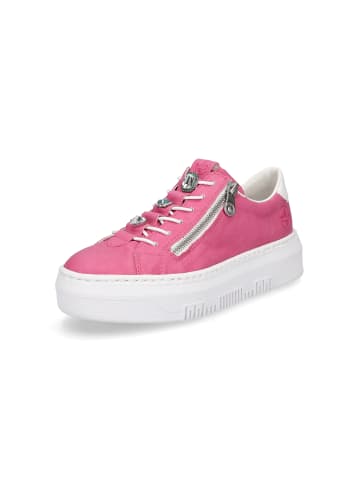 rieker Plateau Sneaker in Pink