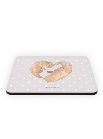 Mr. & Mrs. Panda whiteboardmagnet Otter Herz ohne Spruch in Grau Pastell