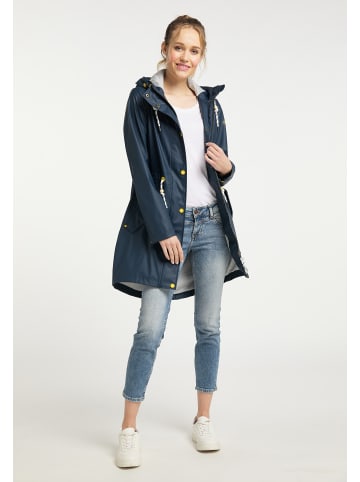 Schmuddelwedda Damen Regenmantel in Marine
