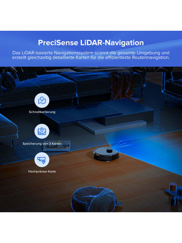 Roborock Saugroboter Q7 BF+ in Schwarz