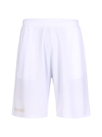 Spalding Shorts Active in weiß / grau