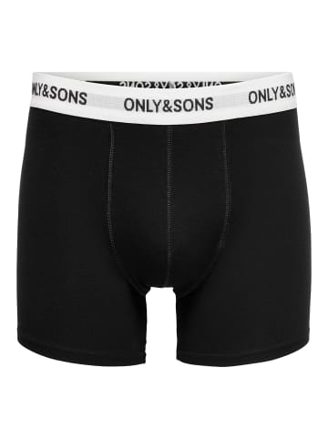 ONLY & SONS 3er-Pack Shorts in Black