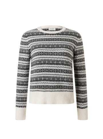 März Pullover in ecru schwarz - 0001