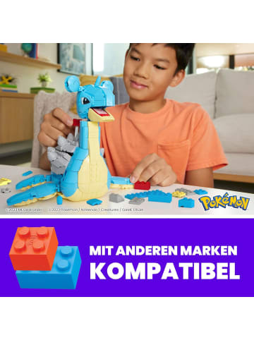 Nintendo  MEGA POKÉMON Lapras Das gepanzerte Transport-Pokémon 18cm 527-tlg Bauset HKT26
