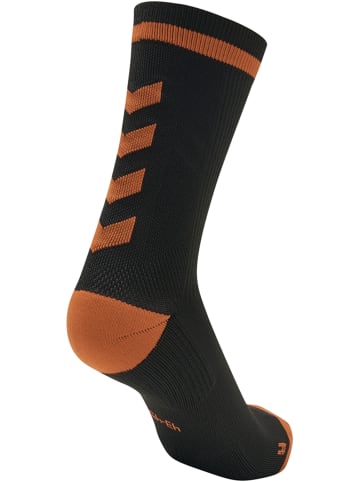 Hummel Hummel Low Socken Elite Indoor Multisport Erwachsene Schnelltrocknend in BLACK/ORANGE TIGER