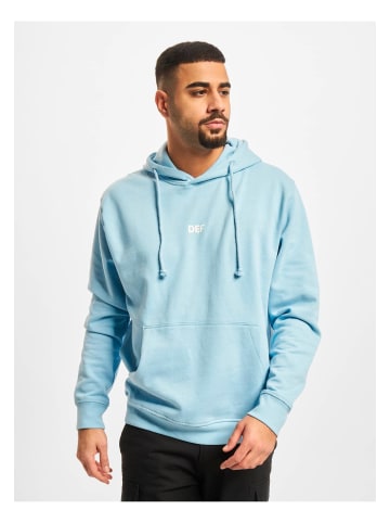 DEF DEF Kapuzenpullover in light blue
