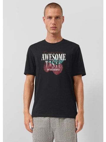 QS T-Shirt in 99D1_schwarz