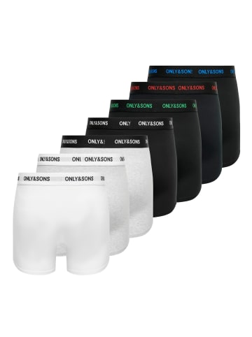 ONLY & SONS 7er-pack Shorts in Black