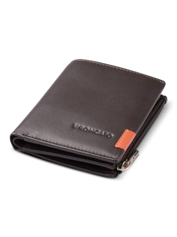 Roncato Monaco Geldbörse RFID Schutz Leder 8 cm in brown