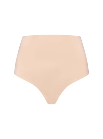 Bye Bra Shapingslip Waist Control Thong in Beige